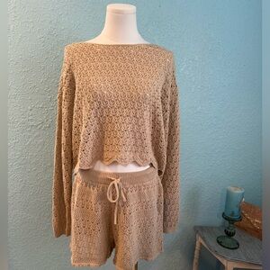 NWT Revolve X House of Harlow knit set